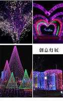 Luces De Cadena LED Para Exteriores Impermeables Guirnalda De Navidad Para Bodas Y Fiestas Decoración De Jardín Navidad Multicolor Blanco Cálido - details 15