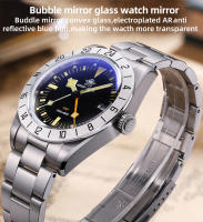 Reloj De Pulsera De Cuarzo Para Hombre ADDIESDIVE GMT 39mm Luminoso Calendario Resistente Al Agua 20ATM Acero Inoxidable - details 5
