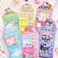 Pegatinas Kawaii Sanrio DIY Para Diario De Mano Decorativas Con Dibujos De Gatos Y Kuromi Divertidos Regalo De Navidad O Cumpleaños Para Niñas - details 5
