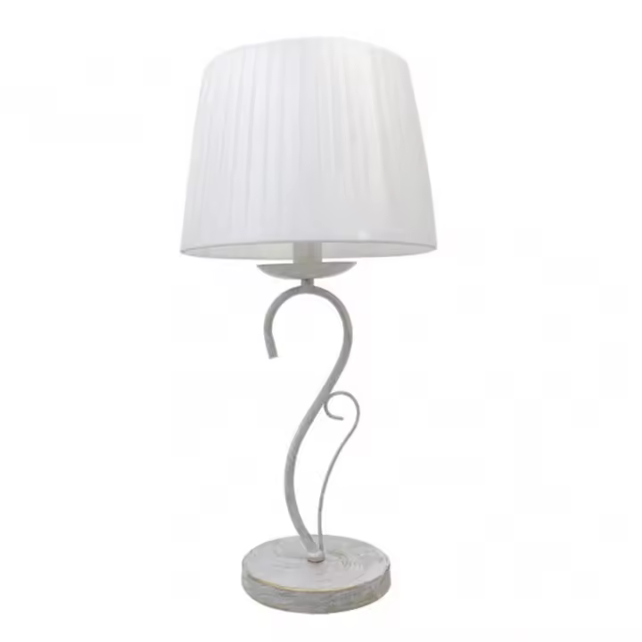 Lámpara de Mesa FABRILAMP Amsterdam 1xe14 Blanco/oro 50x25x25 Cm - 1