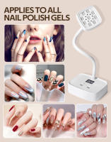 Lámpara De Secado De Uñas LED UV Mini Recargable 27W Luz Para Gel Uñas Secadora Portátil Sin Cable Con Rotación 360° Curing De Pólipos - details 7