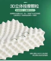 Almohada De Látex Transpirable Para Adultos Diseño Ergonómico Suave Y Cómoda Almohada De Corea Con Forma Ondulada Regalo Para Buena Noche - details 8