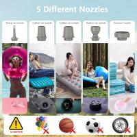Mini bomba de aire portátil eléctrica tipo C, recargable, inflado y desinflado rápido, adecuada para piscinas, camas flotantes, colchones inflables, anillos de natación, bolsas de almacenamiento al vacío. - details 2