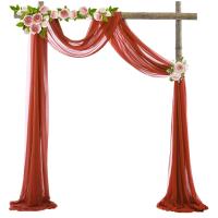 Cortinas para la habitación gas Telas drapeado cortina decoración de boda suministros del partido ceremonia recepción cortinas decorativas - details 0