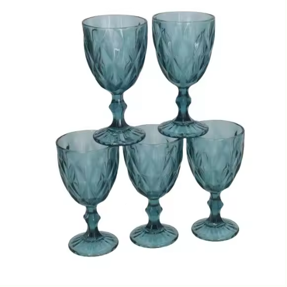 Gerimport  Set de 6 copas LIZ 350ml AZUL - 1