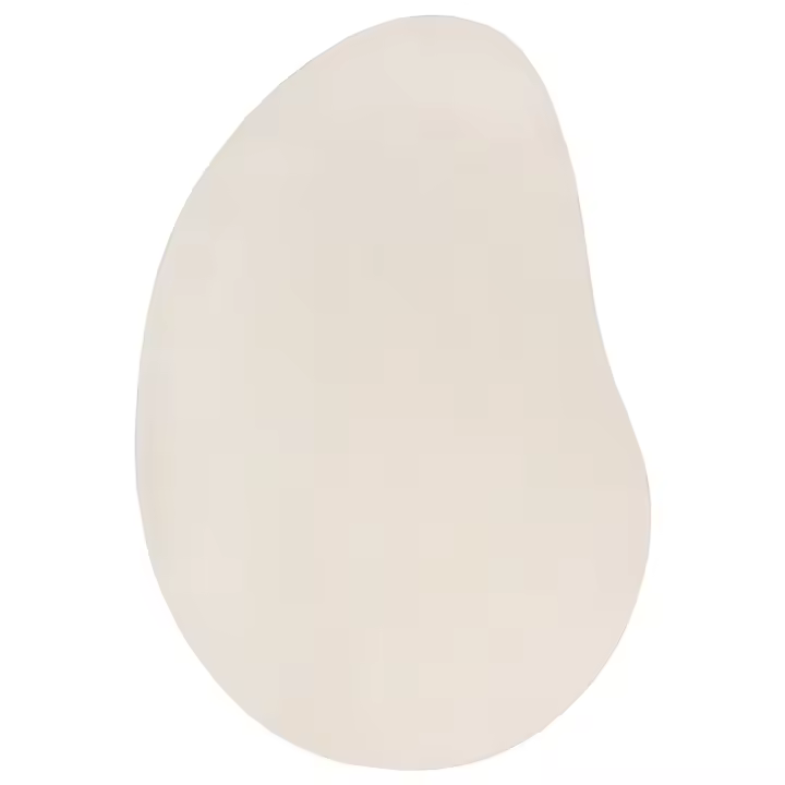 Alfombra de área vidaXL Beige 140x200 cm Poliéster Antideslizante - 1