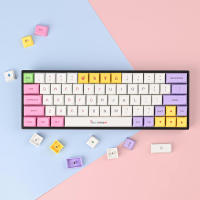 Keycaps PBT XDA Profile 135 Teclas Personalizadas Lindas Proceso De Sublimación Térmica Para Cherry/Gateron XM Switch (Helado) - details 0