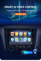 AWESAFE inalámbrico CarPlay Android Auto Radio para BMW 1 Series E81 E82 E87 E88 2004 2005 2006 2007 2008 2009 2010 2011 2012 coche reproductor multimedia GPS 2 din autoradio volante controles RDS Bluetooth - details 2
