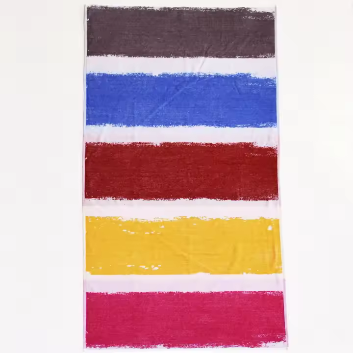 CASTMA GARANTIA DE ALTA CALIDAD - Toalla de Playa de Terciopelo PAINT- 100% Algodón Suave y Absorbente - 1