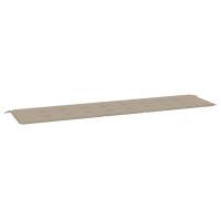 vidaXL Cojín de banco de jardín tela 200x50x3 cm Color Crema,  Taupé,  Beige y mas Cojín Decorativo de Asiento Cojines de muebles de salon - details 0