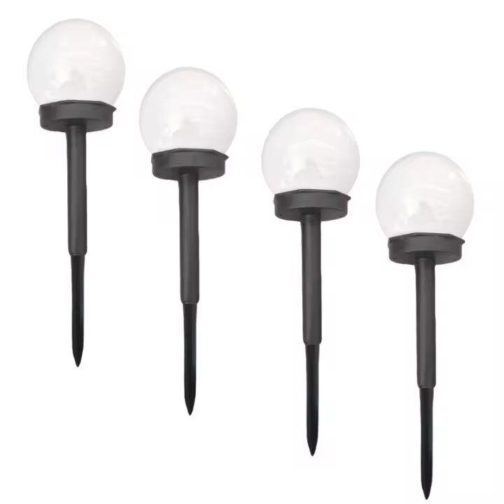 LILI HOME 🌕 Lámparas Solares en Forma de Bola - Blanca - Disponibles en tres tamaños: Ø 10 / Ø 20 / Ø 25 cm - Crear un efecto decorativo y ambiental. Su luz blanca proporciona claridad y resalta los rincones de tu exterior. Pueden colocarse sobre el suel - 1