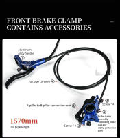 Set De Frenos De Disco Hidráulico TANKE Para Bicicleta E-Bike MTB Y Scooter Eléctrico Control De Potencia 160mm De Disco Aluminio Aleación - details 12