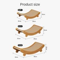 Silla De Descanso Para Gato Extra Grande Nido De Mascota Cama De Sisal Para Gatos Que No Descarta Polvo Tres Rondas De Pecho Madera Sofá Para Gatos - details 3