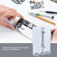 Soporte De Reparación Para Placa De Circuito Impreso PCB Universal Soporte De Soldadura Plataforma Fija De Acero Inoxidable 8x12cm - details 1