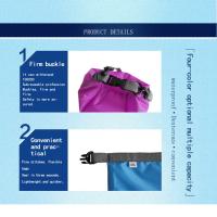 Bolsa Seca Impermeable Aolikes Para Natación Y Pesca En Río Bolsa Flotante De Deportes Acuáticos De Polyester 5L/10L/20L/40L/70L Disponibles En 4 Colores - details 7