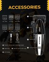 VGR Clipper Profesional Cortadora De Cabello Eléctrica 9000 RPM Para Barberos Corte Seco Y Húmedo Cuchilla De Acero Inoxidable V-285 - details 1
