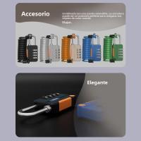 Cerradura De Combinación Tríptica Multifuncional Para Equipaje De Viaje Anti-Robo Con Código De Bloqueo Colorido - details 5