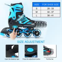 Patines en línea iluminadores ajustables - details 0