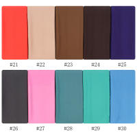 Nueva Elegante Bufanda De Mujer 2023 Modesta En Chiffón Sólido Tamaño Grande Abrazadora Para Cabeza Y Cuello Protección Solar Estilo Fashion - details 5