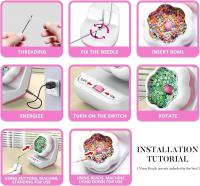 Kit de hilandero de cuentas de arcilla, hilandero de cuentas eléctrico para hacer cinturones, pulseras, collares, regalos de bricolaje, fácil de instalar y fácil de usar (pilas no incluidas) - details 4