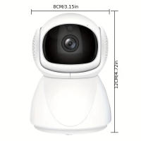 Cámara de Seguridad 1080P HD, Cámara de Vigilancia PTZ con rotación horizontal de 360 ° y vertical de 110 °, seguimiento Automático, Visión Nocturna, detección de movimiento, audio bidireccional - details 3