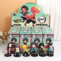 Caja Misteriosa De Anime 12pcs Figura Miniatura One Piece Demon Slayer Luffy Decoración De Habitación Colección De Muñecos Regalos Juguetes - details 6