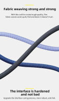Cable De Carga Rápida 120W 6A Tipo C a Tipo C Para iPhone 15 pro Max USB C Data Cord Compatible Con Samsung Xiaomi - details 0