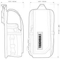 Bolsa De Cinturón Para Herramientas TOUGHBUILT TB-CT-34-B De Cuero Para Almacenamiento De Instrumentos Electrónicos Y Medidores - details 4