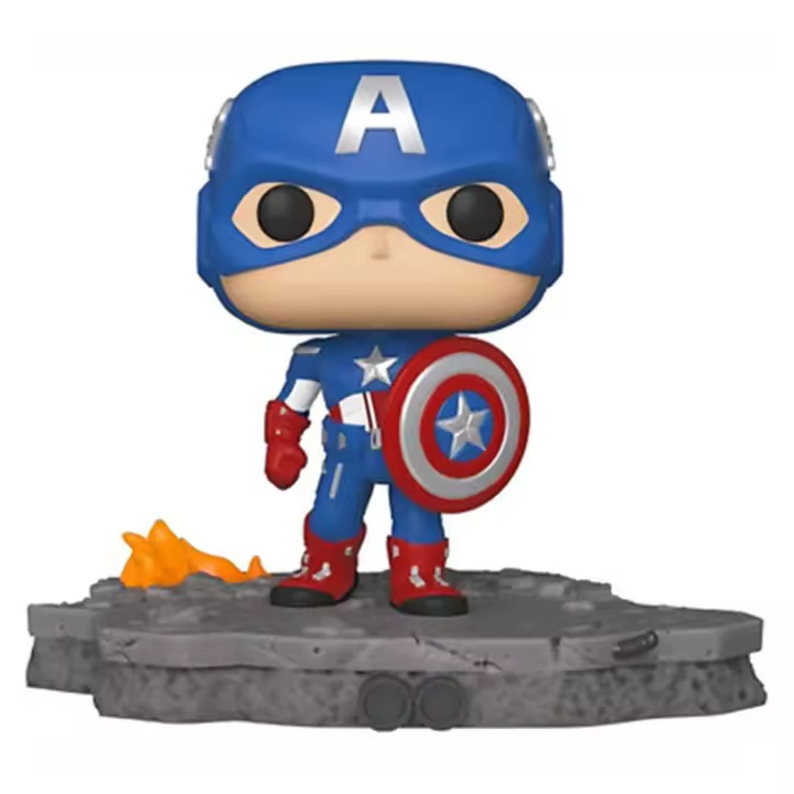 FUNKO POP DELUXE MARVEL LOS VENGADORES AVENGERS CAPITAN AMERICA ASSEMBLE 45076 - 1