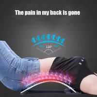 Masajeador De Espalda Equipo De Estiramiento Herramientas De Masaje Soporte Lumbar Relajación Alivio De Dolor De Espine Fitness Para Hombres Y Mujeres - details 2