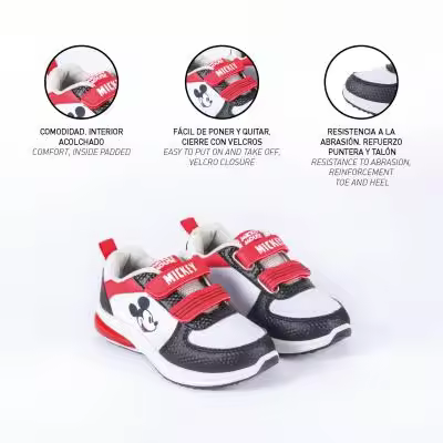 DEPORTIVA SUELA PVC CON LUCES MICKEY - 1