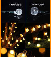 Luces De Cadena Solar Para Exterior 20 LED Con 8 Modos Impermeables Luz De Patio Para Decoración De Jardín Y Fiesta - details 3