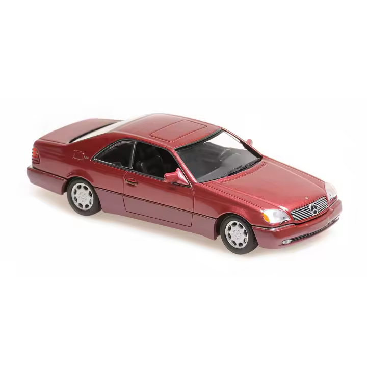 MINICHAMPS 1/43 MERCEDES BENZ 600 SEC COUPE ROJO METALICO 1992 - 940032601 - 1