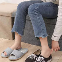 Reposapiés otomano de almacenamiento, taburete plegable para pies, caja de almacenamiento, taburete para el hogar, taburete para pies, banco, caja grande para guardar ropa de lino - details 7