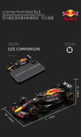Modelo De Coche De Carreras Bburago F1 RedBull Miami RB19 2023 Aleación De Metal Escala 1:43 Max Verstappen Juguete De Vehículo Die Cast - details 2