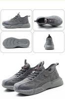 Zapatos De Seguridad Para El Verano Para Hombres Con Protección De Acero Y Mesh Transpirable Zapatos De Trabajo Ligeros Y Antideslizantes Para Construcción - details 7