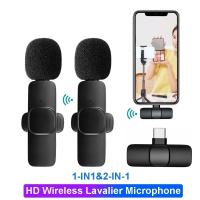 Micrófono Lavalier Inalámbrico Portátil Para Streaming En Vivo YouTube TikTok Facebook Live Con Reducción De Ruido Para iPhone Android - details 0