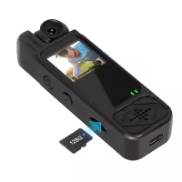 Cámara De Corpo Mini 1080P HD Con Visión Infrarroja Grabadora De Video Digital 1.3 Pulgadas Cámara Pequeña Para Policía - details 16