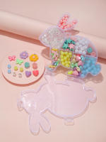 Kit De Manualidades Para Niñas: Encantador Kit De Cuentas De Arcilla Polimérica En Forma De Unicornio Y Conejo Para Crear Pulseras Y Collares Accesorios De Joyería DIY Regalo Divertido - details 7