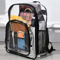 Mochila Transparente Impermeable De PVC Gran Capacidad Para Estudiantes Escuela - details 18