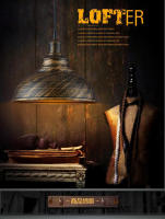 Lámpara Colgante Vintage Estilo Americano Paisajístico Industrial Para Decoración De Restaurantes Y Interiores Luz Creativa Retro - details 1