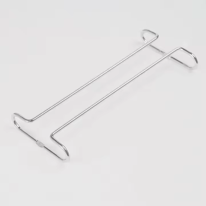 Rack De Vino De Pared De Hierro Soporte De Copa Colgante Organizador De Cocina Estante De Almacenamiento Para Cristales De Barra - 1