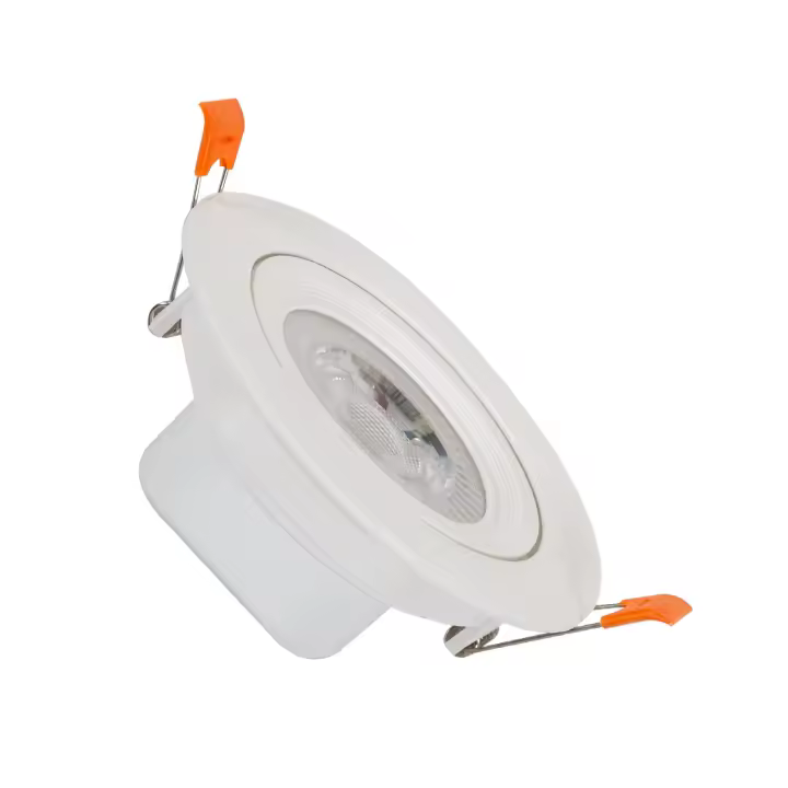 Ledkia Foco Downlight LED 9W Circular SOLID Slim Corte Ø 95 mm 3000K Blanco Cálido - 1