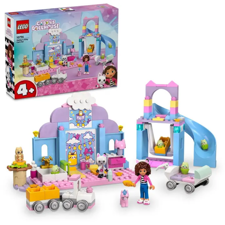 LEGO 10796 La casa de muñecas de Gabby Guardería de Gatitos de Gabby Juego con animales - 1