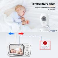 Monitor De Bebé 3.5 Pulgadas Con Visión Nocturna Y Audio Bidireccional Cámara De Video Pantalla LCD Temperatura Monitorización Alarma De Llorido Y Movimiento Portátil Rechargeable - details 7