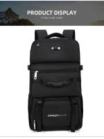 Mochila De Viaje Unisex 60L 80L Gran Capacidad Para Escalada Camping Exterior Trekking Banda De Mochila Durable De Nylon - details 11