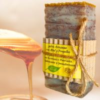 Jabón Artesanal Natural con Miel y Propóleo. PumarShop Cinnia Natura. Piel Sensible. Dermatitis, Psoriasis, Rojeces. Hidratante y Regenerador. Jabón Artesano. Apto Veganos - details 0