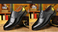 Zapatos Formales De Cuero Para Hombre Slip on Vestimenta Casuál Boda Lujosa Caminar Oficina Talla Grande Zapatos Para Hombre - details 17