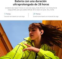 Xiaomi Redmi Buds 4 Active, Auriculares Intraurales Inalámbricos Bluetooth 5.3 de Ruido con IA para Llamadas, 28 Horas de Batería, Cancelación de Ruido en Llamadas, IPX4 Resistentes al Agua, Control Táctil, Colores: Negro o Blanco (Versión ESPAÑOLA) - details 6