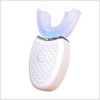Cepillo De Dientes Eléctrico Recargable Profesional Con Cerdas Suaves U Forma Para Blanqueamiento De Dientes Set Impermeable Con Cepillo Automático Para Todas Las Edades - details 0